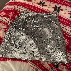 Sequin mini skirt from urban outfitters